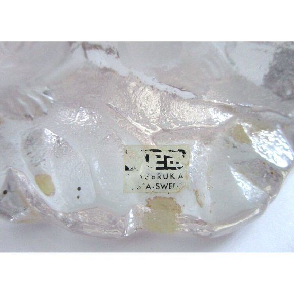 Bergdala Sweden Polar Bear in Ice Art Glass Paperweight/Sculpture Crystal  - VTG - Picture 2 of 16